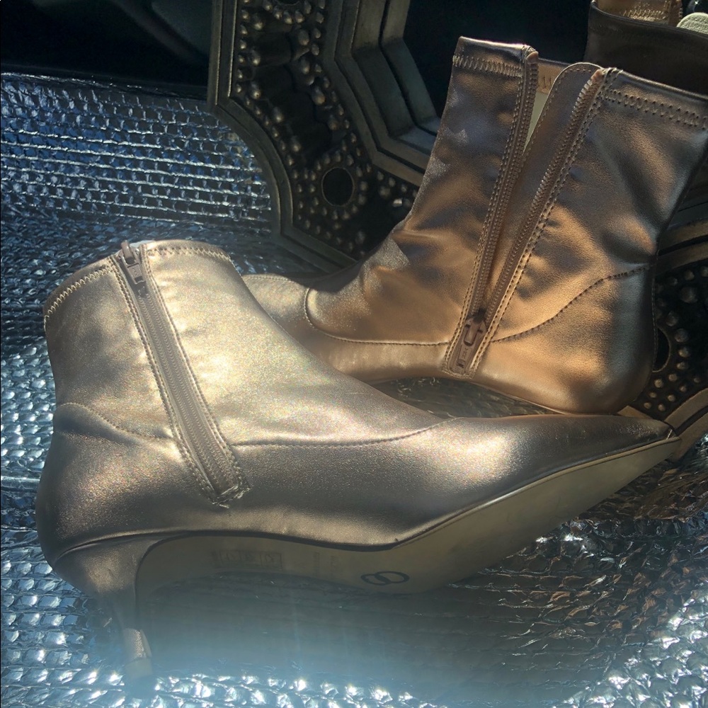 Free People metallic Booties - Picture 3 of 5